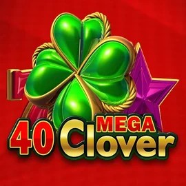 40 Mega Clover game by Amusnet Interactive – logo hosted on Rocketplay casino