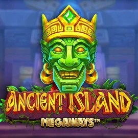 Ancient Island Megaways online game logo by Pragmatic Play on rocket-play-casino.org