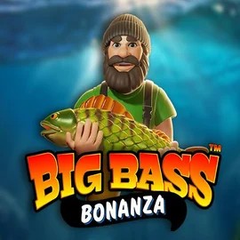 Big Bass Bonanza casino game by Pragmatic Play – featured logo at Rocketplay casino