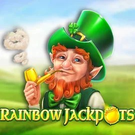 Rainbow Jackpots logo – Jackpots by Red Tiger Gaming at Rocketplay casino