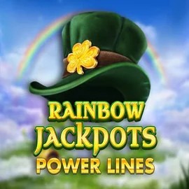Rainbow Jackpots Power Lines online game logo by Red Tiger Gaming on rocket-play-casino.org
