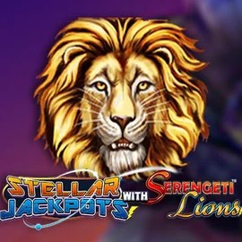 Stellar Jackpots with Serengeti Lions logo – Jackpots by Lightning Box Game at Rocketplay casino