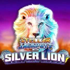 Enjoy Stellar Jackpots with Silver Lion by Lightning Box Game – logo hosted on rocket-play-casino.org