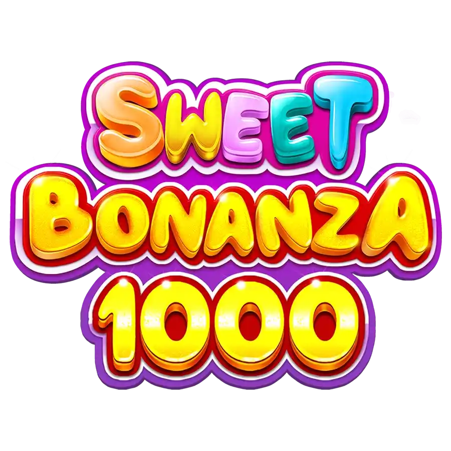 Slots logo of Sweet Bonanza 1000 from Pragmatic Play at Rocketplay casino