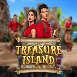 Treasure Island logo by Pragmatic Play at Rocketplay casino