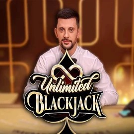 Live Casino logo of Unlimited Blackjack from Ezugi at Rocketplay casino